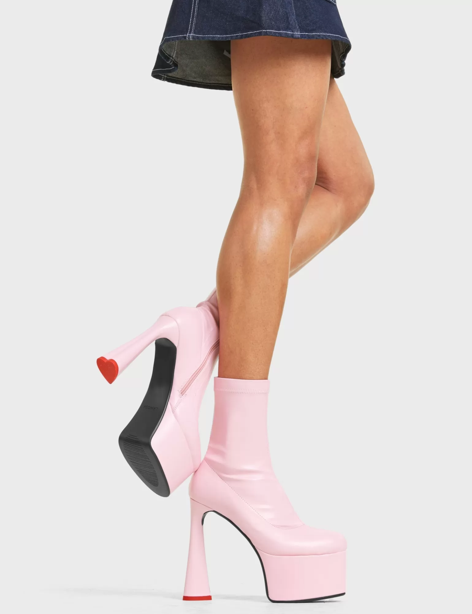 Fashion Addicted Platform Ankle Boots Knochel