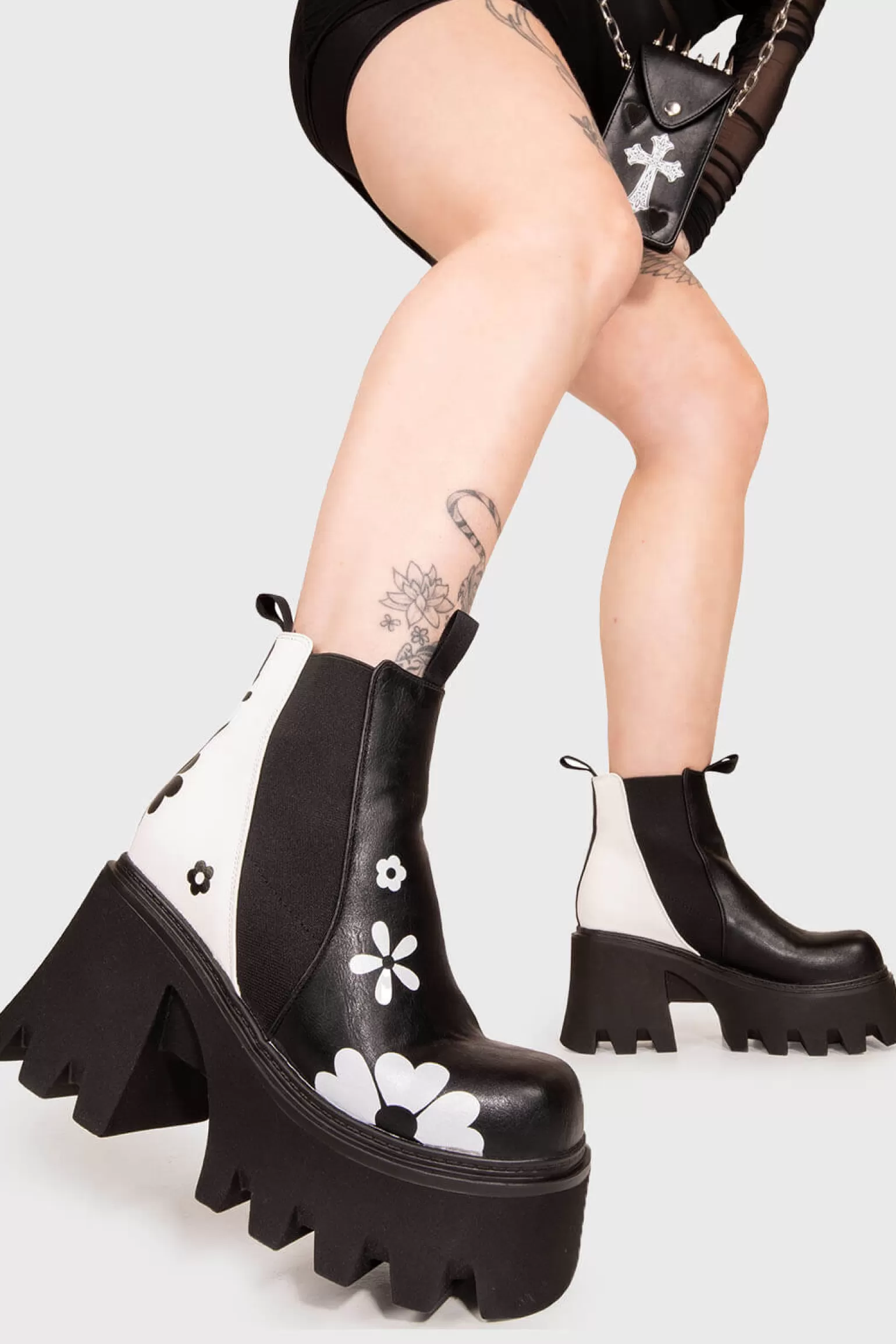 Discount Come Together Chunky Platform Ankle Boots Knochel