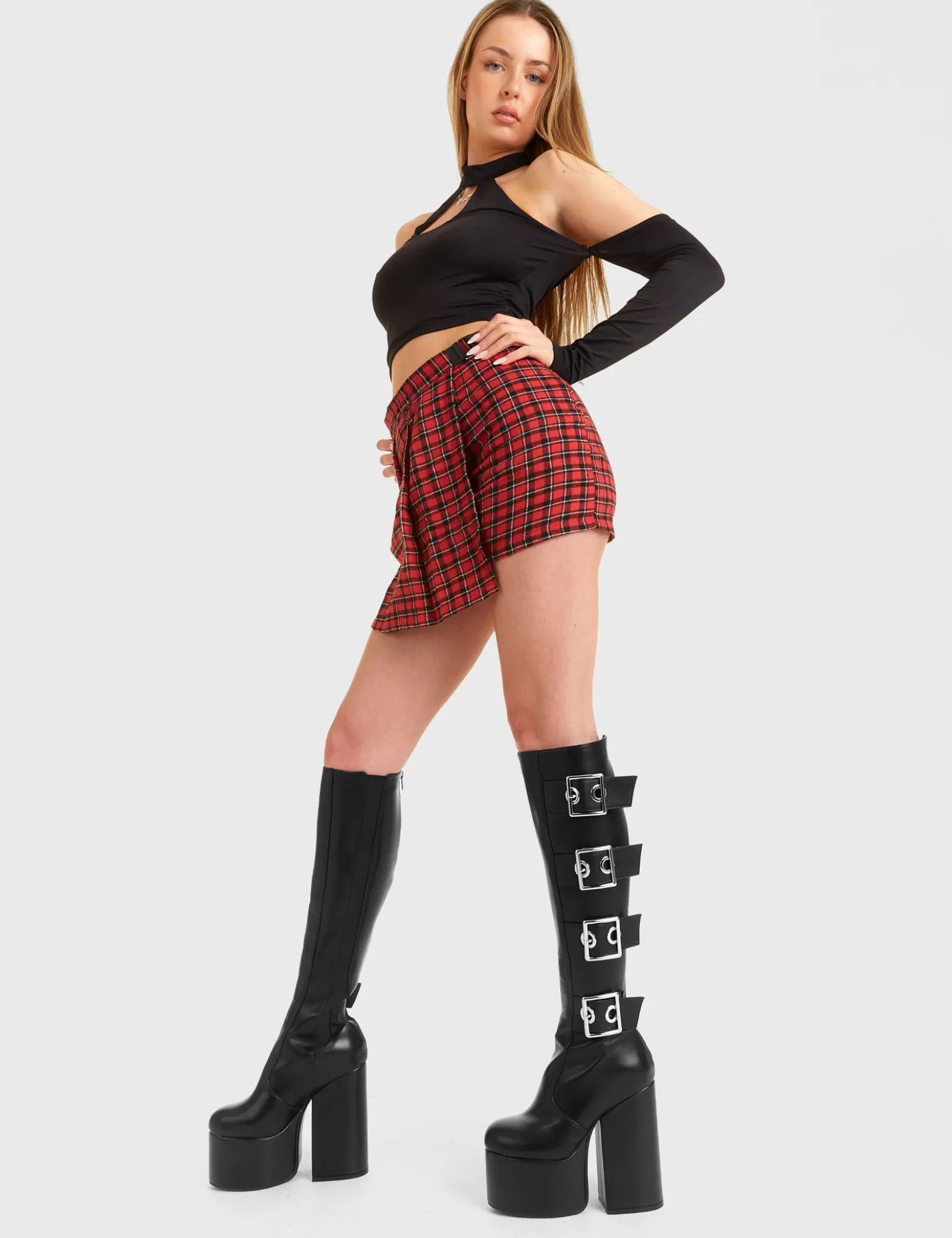 Sale Fyp Platform Knee High Boots Kniehoch