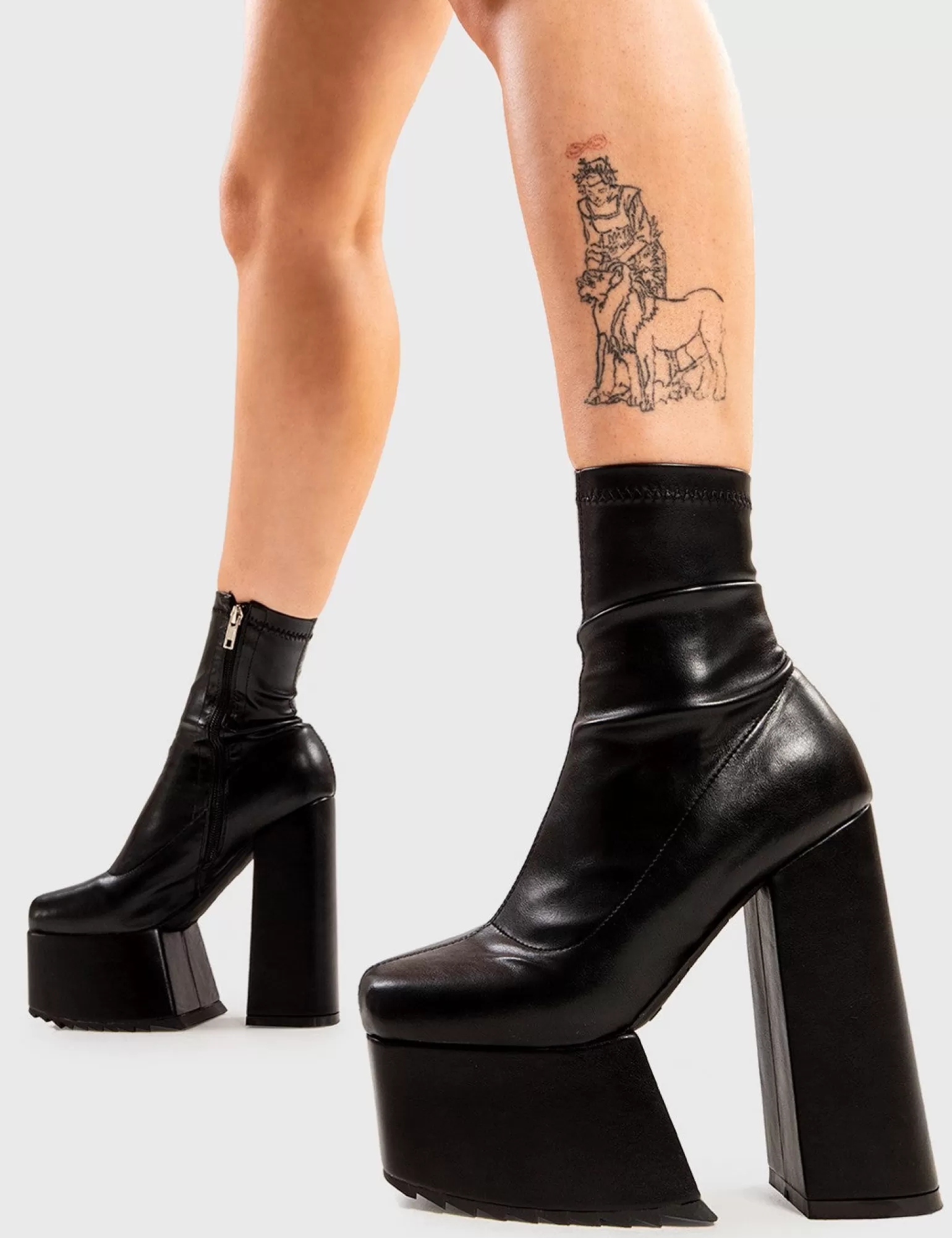 Discount Get Out Platform Ankle Boots Knochel