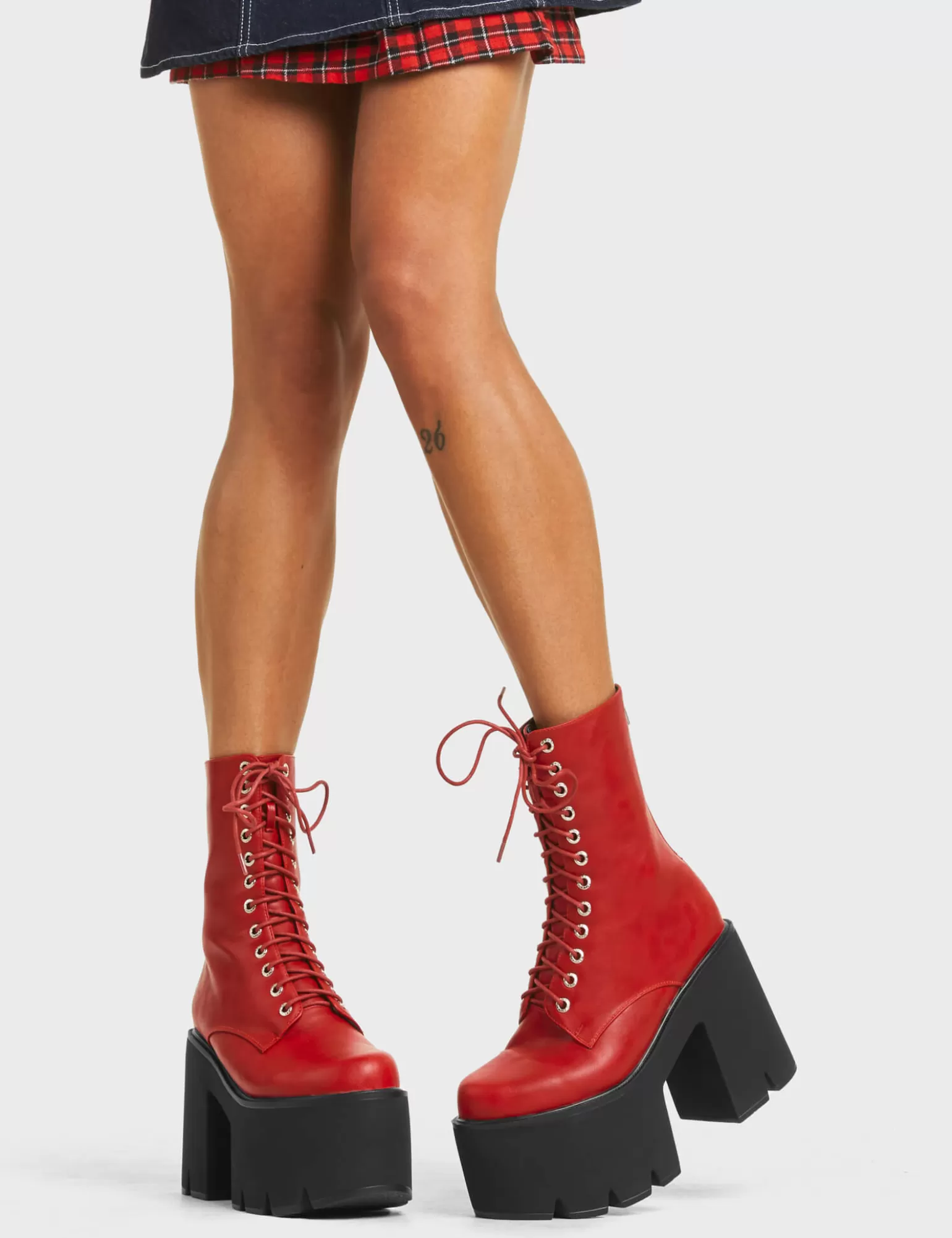 Shop Iconic Chunky Platform Ankle Boots Knochel