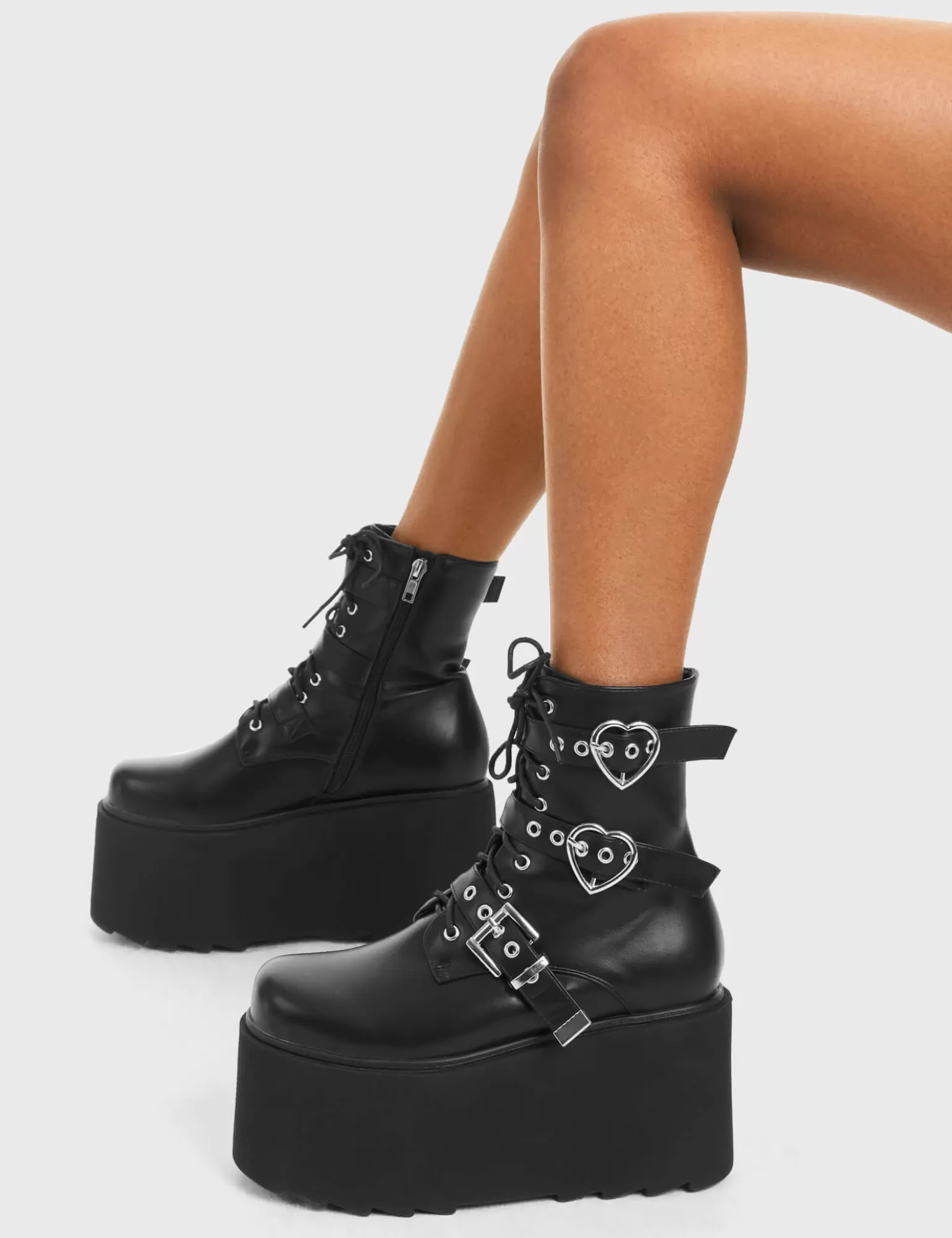 Clearance Part Time Lover Chunky Platform Ankle Boots Knochel