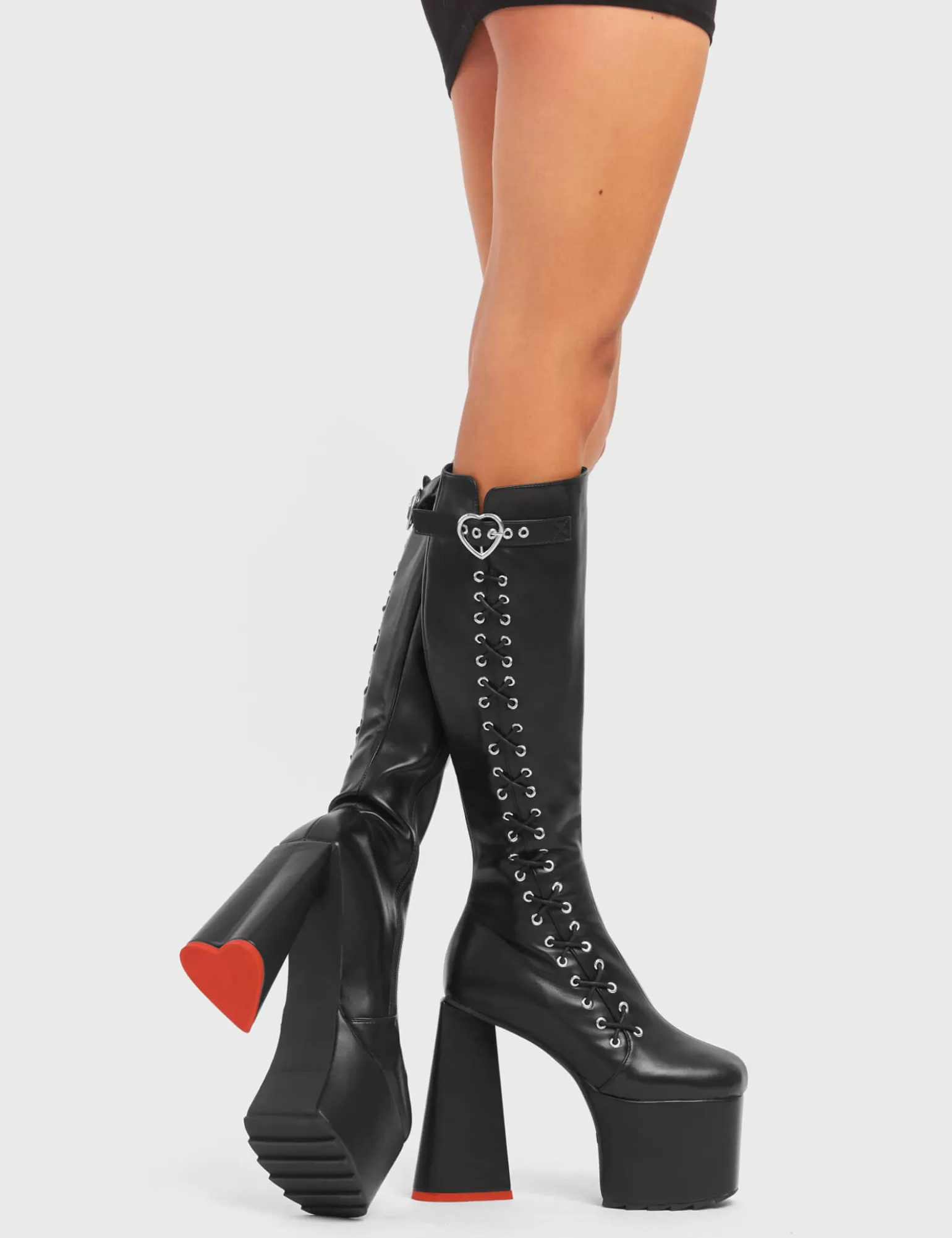 Flash Sale Passion Platform Knee High Boots Kniehoch