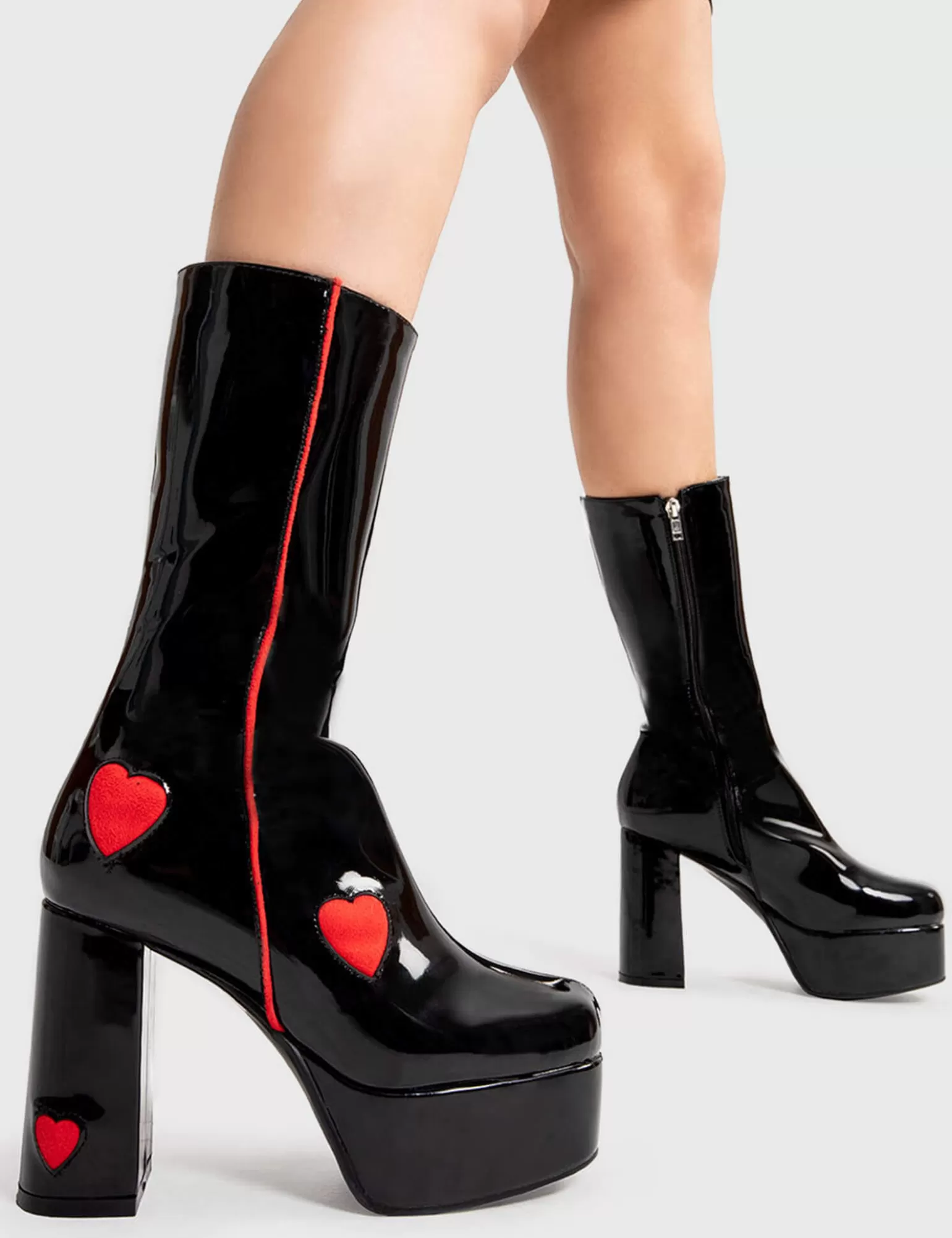 Flash Sale Secret Lovers Platform Calf Boots Kalb