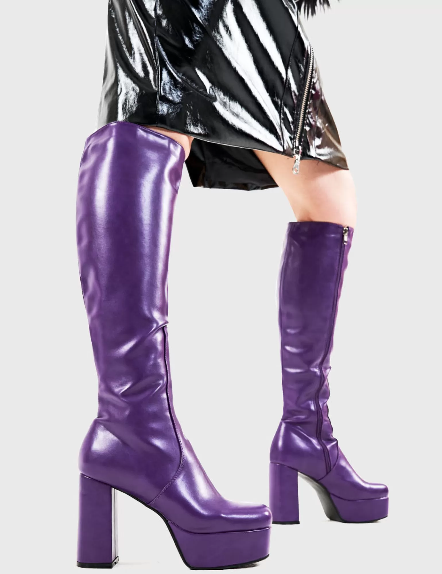 Sale Whatta Showdown Platform Knee High Boots Kniehoch